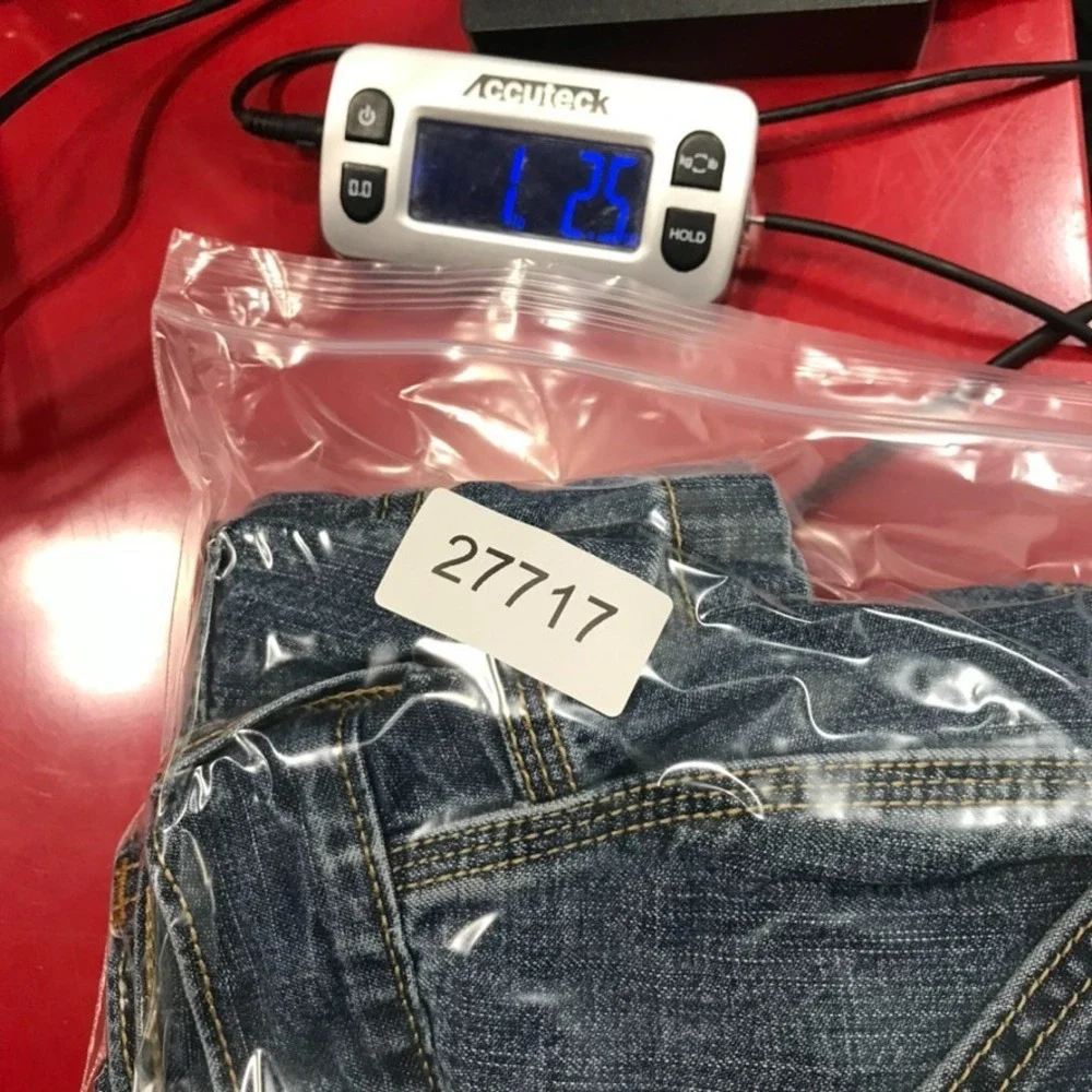 Levi's Carpenter Jean Shorts Men's 36 Blue Denim Y2K Baggy Loose Vintage Jorts